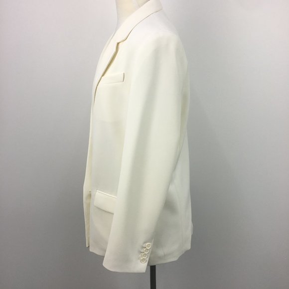 Express White Double Breasted Blazer Jacket - Picture 2 of 9
